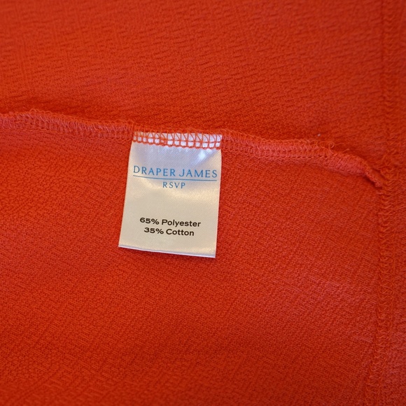 DRAPER JAMES RSVP Sleeveless Midi Dress w/pockets - XS - Orange - Picture 10 of 14